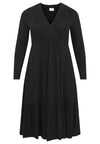 Dress with frill SILVER CRUSH - black - #4
