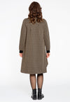 Dress with zipper PIED DE POULE - black - #3