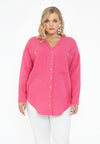 Blouse oversized LINEN - pink