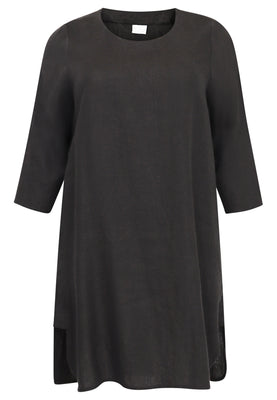 Tunic LINEN - black  - #4