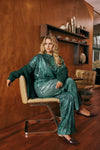From Glam to Fierce: Styling the Green Sequin Leopard Set