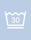 Wash at a low temperature, up to 30°C
