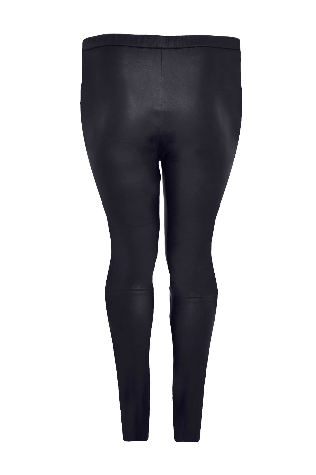 Legging full stretch leather back view