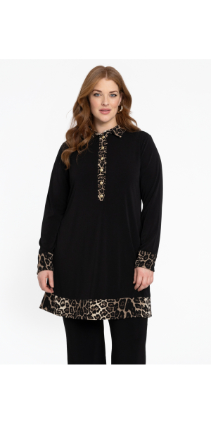 Yoek | Tunic leo collar