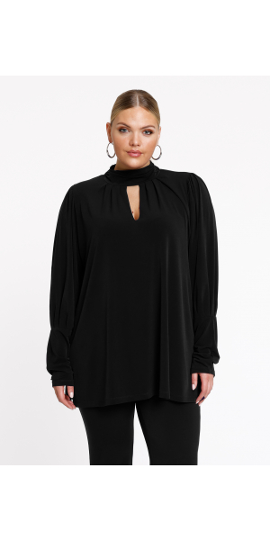 Yoek | Tunic flare pleated DOLCE