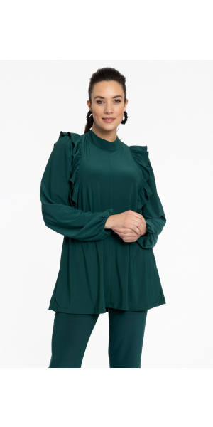 Yoek | Tunic flare ruffle DOLCE