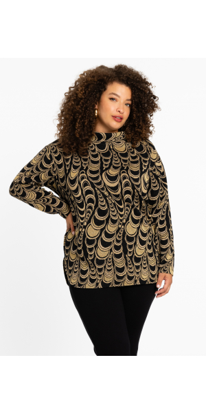 Yoek | Tunic wide collar CIRCLE