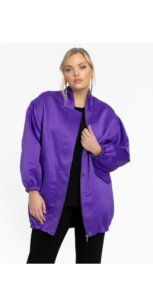 Yoek | Bomber long SATIN