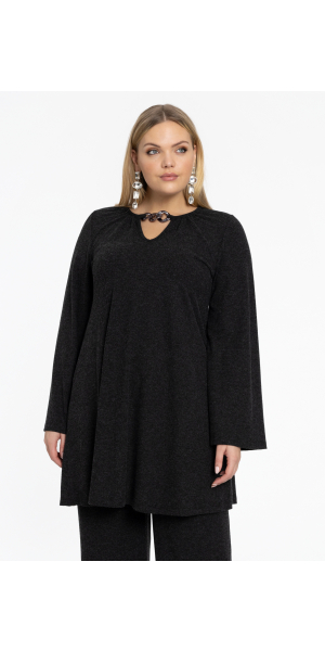 Yoek | Tunic wide bottom chain MELANGE