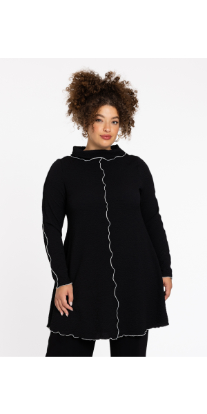 Yoek | Tunic wide bottom CRINCLE