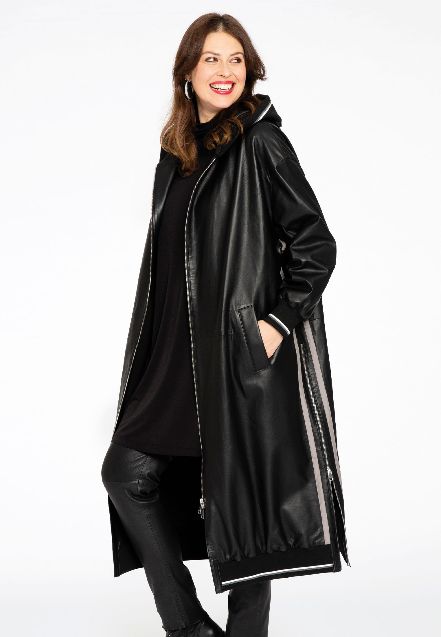 Long coat LEATHER 